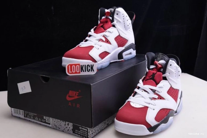 Reps TB JORDAN AIR 6 2021 CT8529-106 RETRO 'CARMINE' 0717